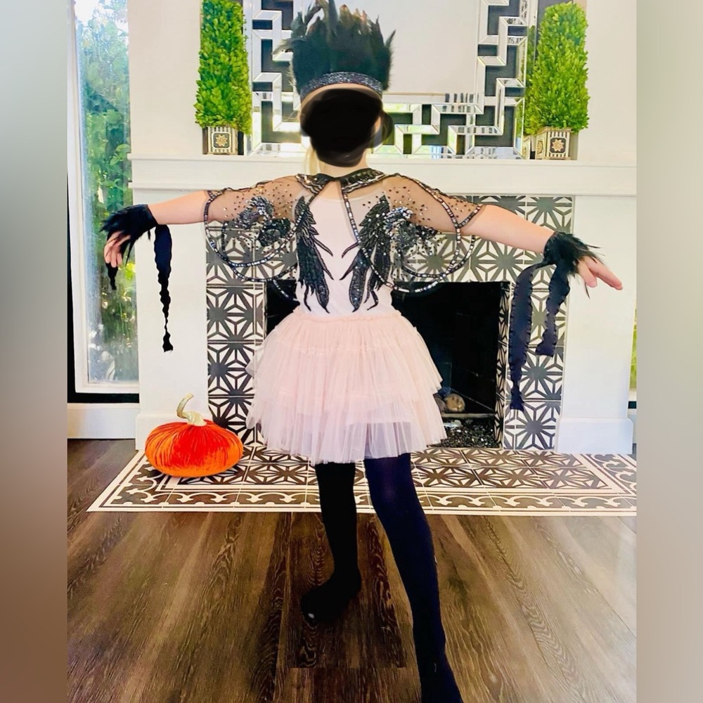 Tutu Du Monde Black Sawn Halloween costume whispers in the wings tutu dress 4-5y